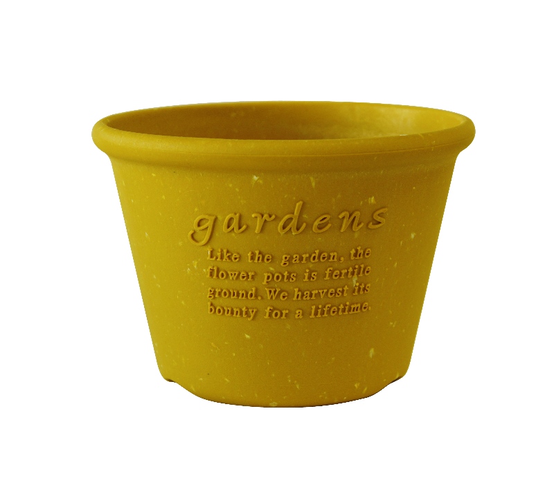 vaso basso papier mostarda hachiman design